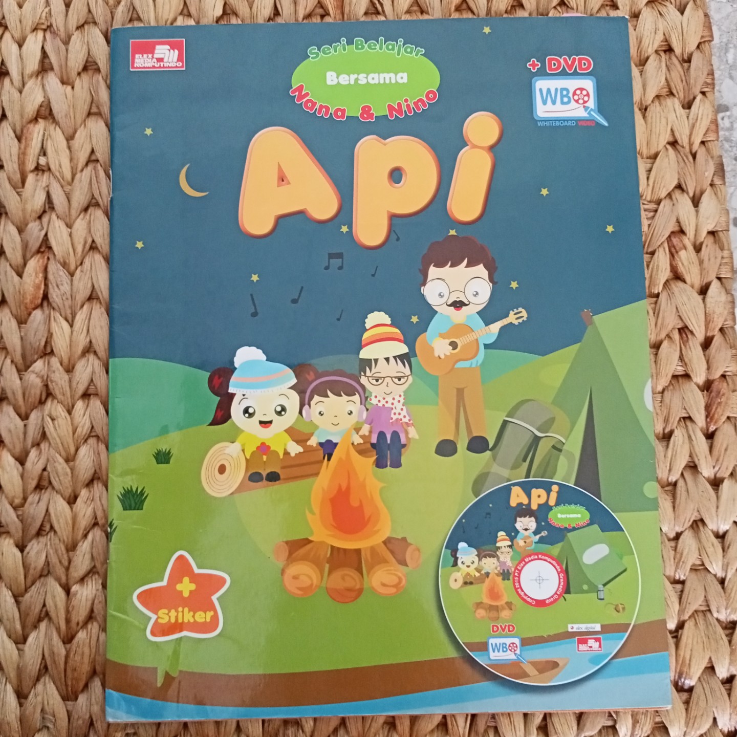 Seri Belajar Bersama Nana & Nino (Api) – Ramah Baca Samarinda